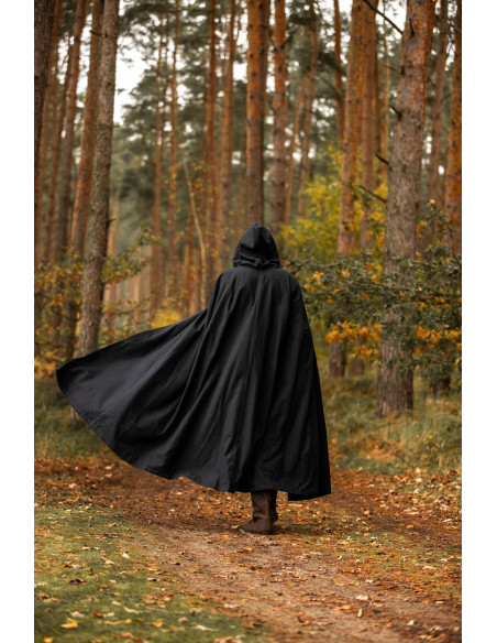 Capa medieval com capuz modelo...