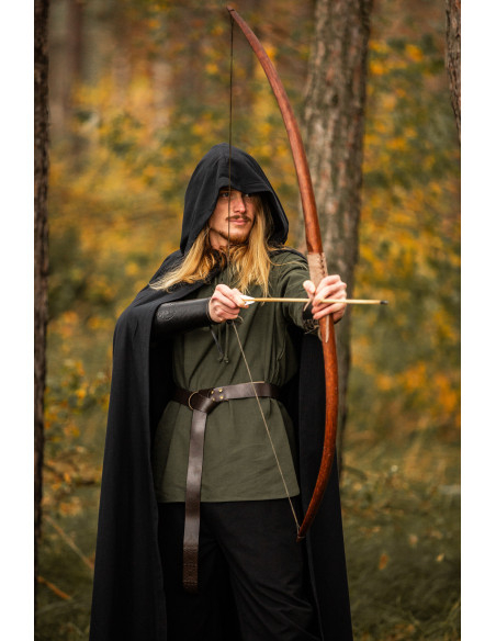 Capa medieval com capuz modelo...