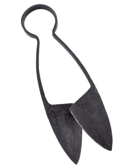 Tesouras medievais com capa de couro,...