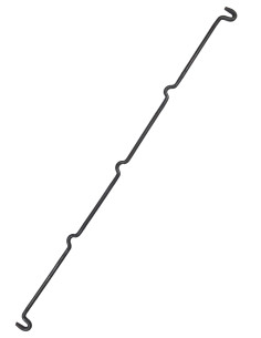 Varilha de aço para tripés, forjada à mão,...