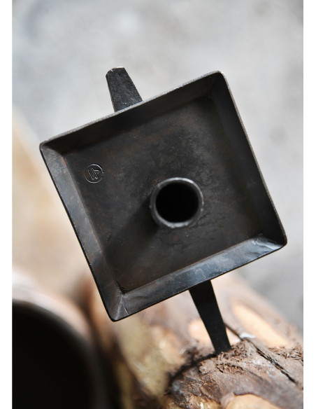 Candelabro de parede 1 vela, forjado...