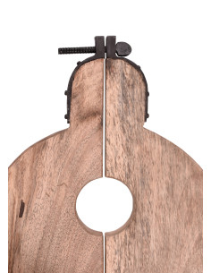 Violino de braço medieval, madeira 2