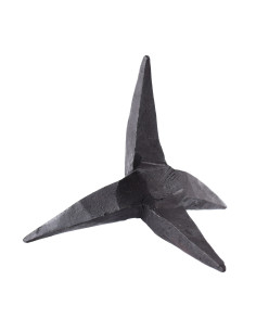 Abrojo militar medieval, forjado à mão em aço