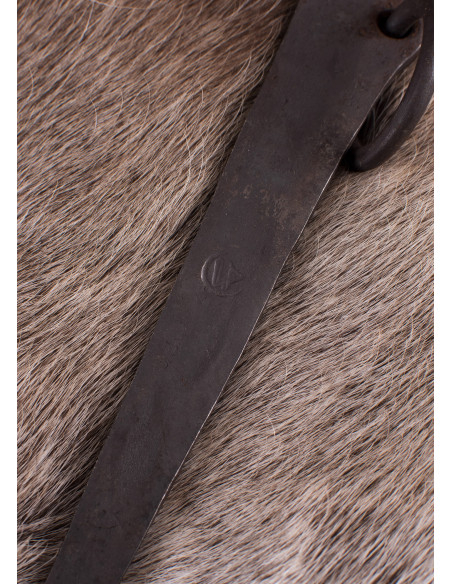 Estaca com argola, aço forjado à mão,...