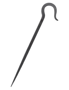 Estaca para barraca, aço forjado à mão (34 cm.) 2
