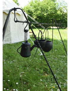 Varilha retangular para acampamento medieval, 6 furos 2