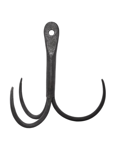 Gancho medieval de pegada, aço...