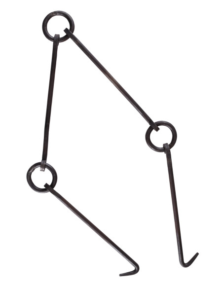 Corrente de fogo forjada à mão,...