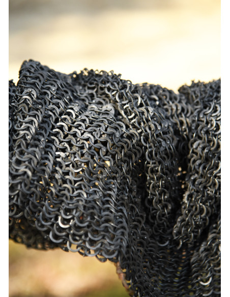 Perna de cota de malha, argolas...