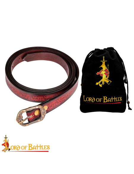Cinto artesanal medieval de fantasia...
