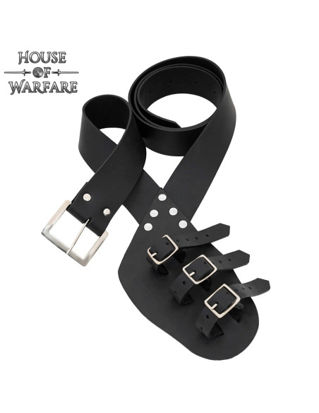 Cinturão medieval de couro para...