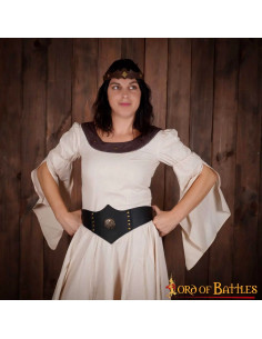 Cinto de couro Royal Huntress, couro marrom 2