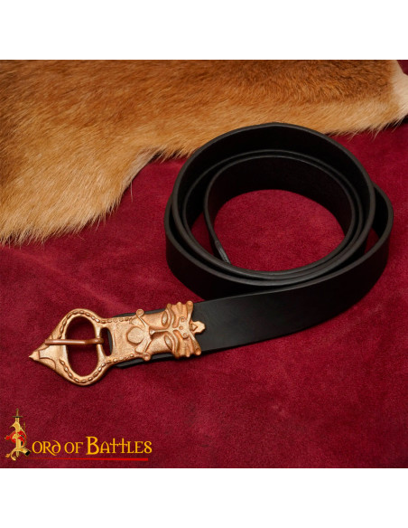 Cinto medieval Saxão fivela de Rei em...