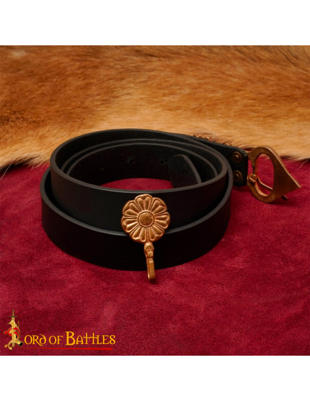 Cinto medieval Saxão fivela de Rei em...