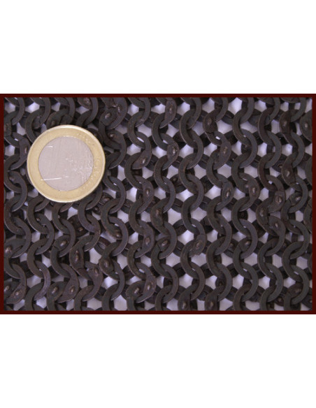 Proteção para perna de malha, argolas...