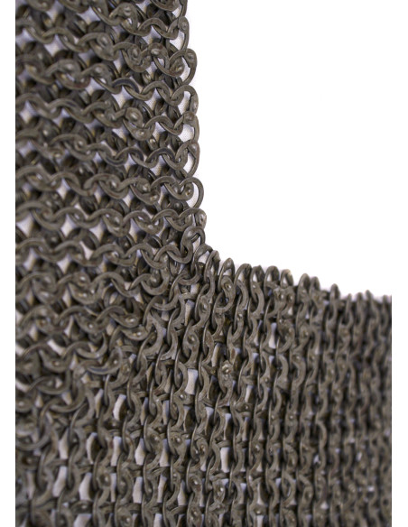 Protetor de pescoço de cota de malha,...