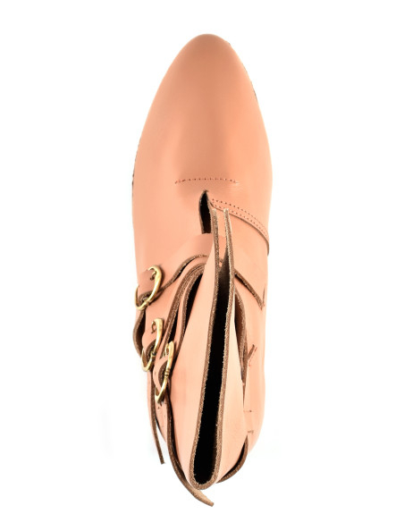 Sapatos de meia-idade tardia, fecho...