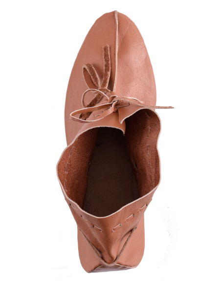 Sapatos vikings estilo Hedeby, fecho...