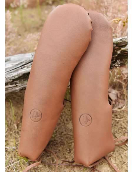 Sandálias romanas de couro marrom,...