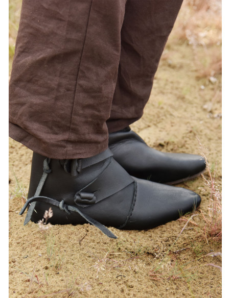 Sapatos vikings medievais early...