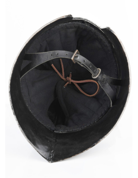 Barbuta italiana funcional, ano 1440