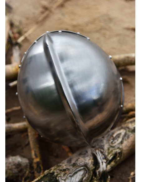 Barbuta italiana funcional, ano 1440