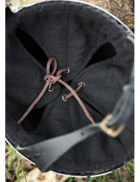 Capacete cônico Olmutz nasal soldado,...