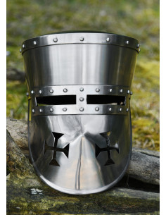 Capacete funcional dos cruzados, séculos XII-XIII 2