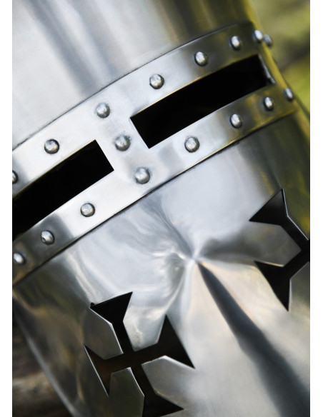 Capacete funcional dos cruzados,...