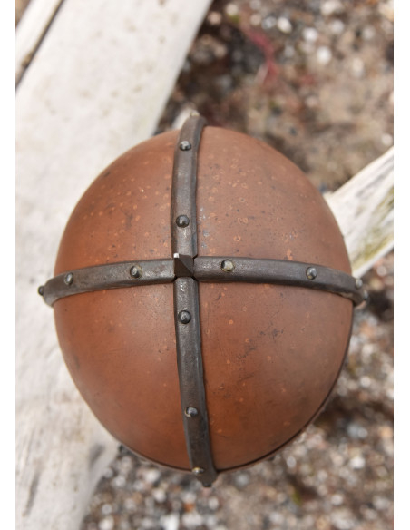 Capacete Viking Gjermundbu com cota...