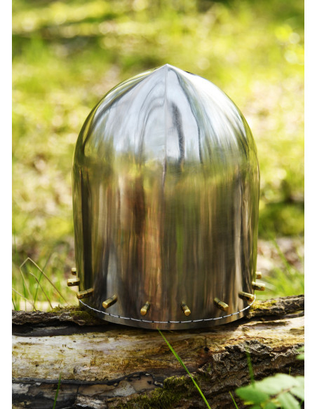 Bacinete funcional do século XIV, 2mm.