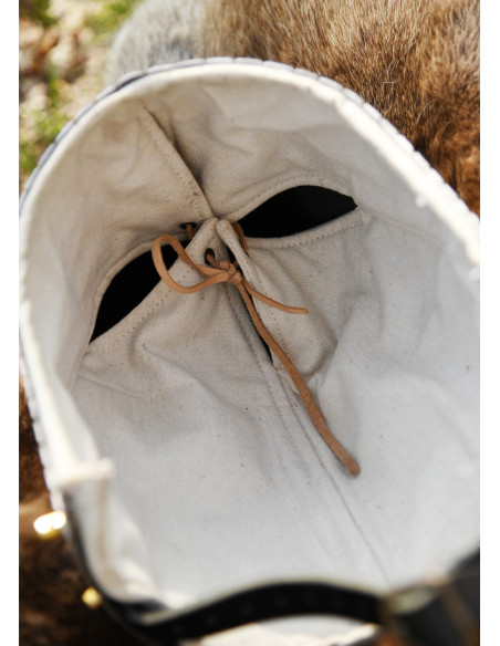 Bacinete funcional do século XIV, 2mm.