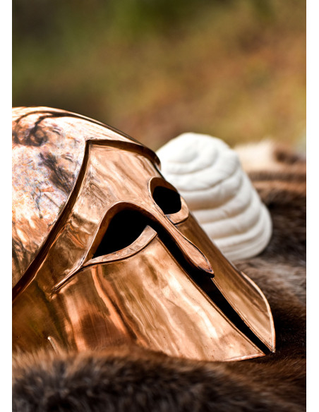 Capacete coríntio em bronze de 1,2 mm