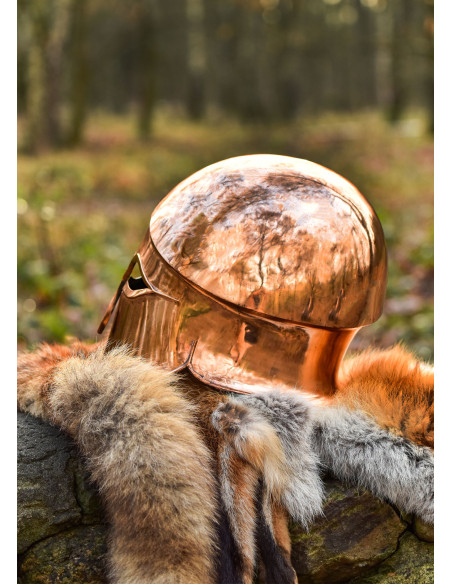 Capacete coríntio em bronze de 1,2 mm