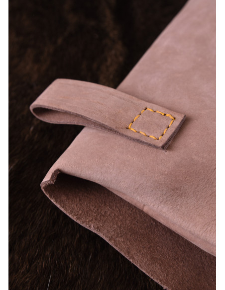 Bolsa de couro com passantes para...