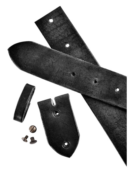 Cinto medieval sem fivela, feito de...