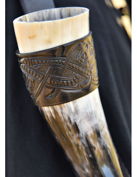 Tahalí para chifre design de dragão...