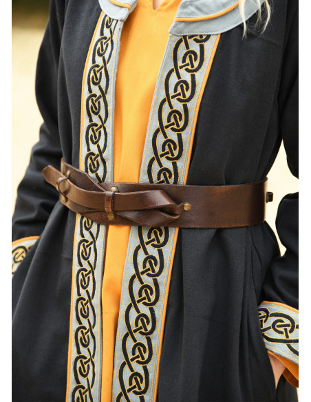 Cinto medieval de couro de couro...