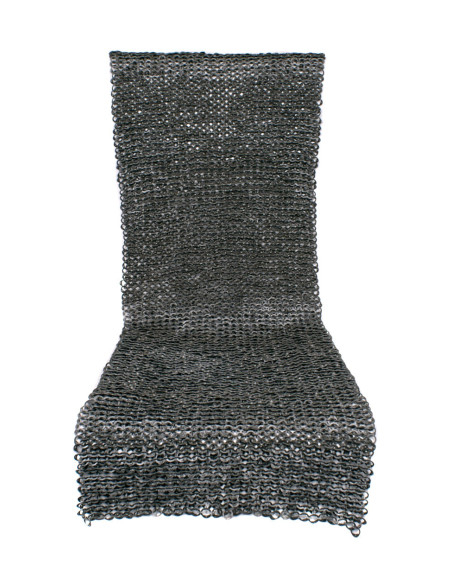 Saia de cota de malha com argolas de...