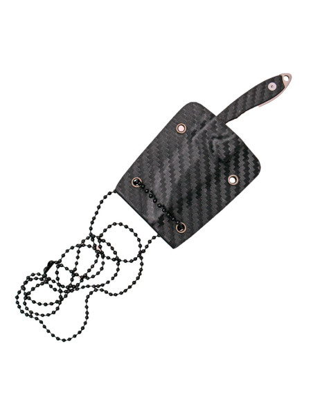 Faca tática com bainha de kydex e...