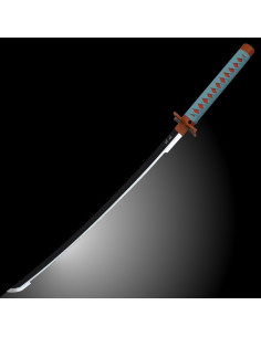 Katana laranja Shinobu Kocho em Bambu com LED 2