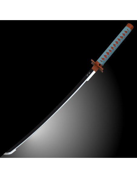 Katana laranja Shinobu Kocho em Bambu...