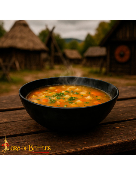 Tigela de chifre genuína feita à mão