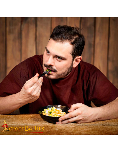 Tigela de chifre genuína feita à mão