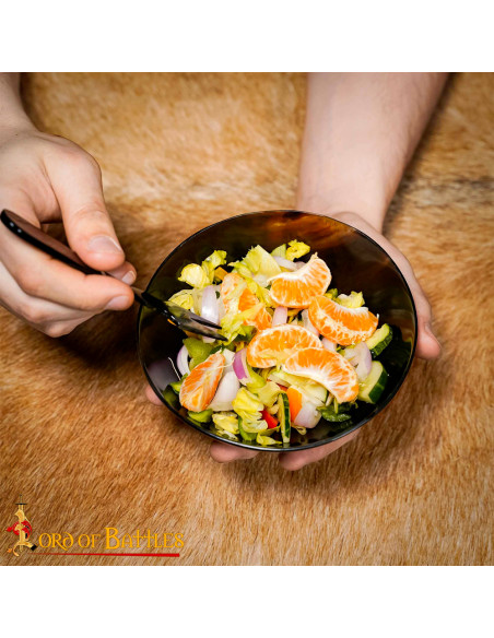 Tigela de chifre genuína feita à mão