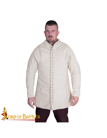 Gambesão medieval acolchoado tipo 6...