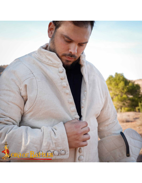 Gambesão medieval acolchoado tipo 6...