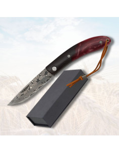 Canivete de campo Albainox, acabamento damasco (16,80 cm)