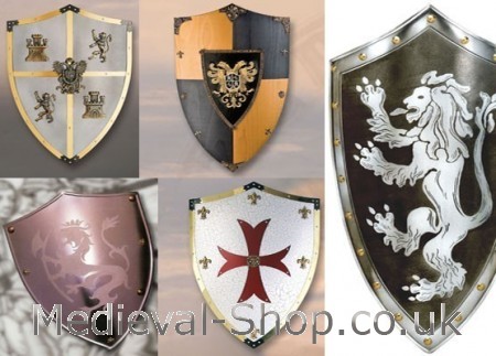 Escudos típicos medievales